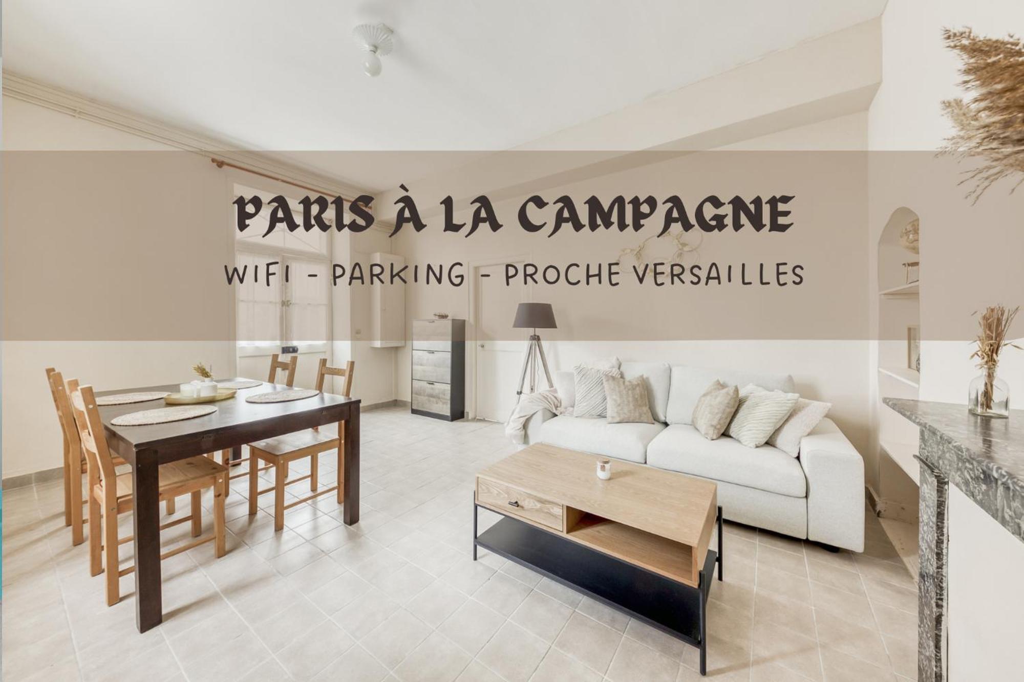 Paris A La Campagne-Parking Gratuit-Proche Versailles La Queue-les-Yvelines Экстерьер фото